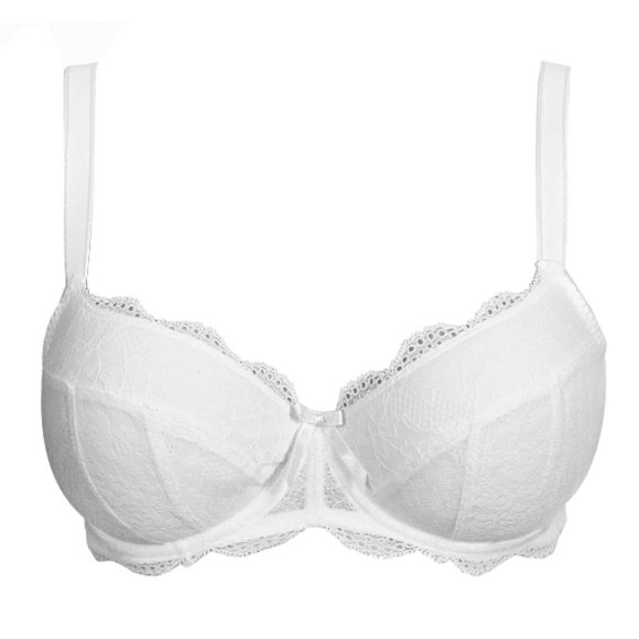 Freya - Fancies - White Padded Half Cup Bra - Picture 5 of 12